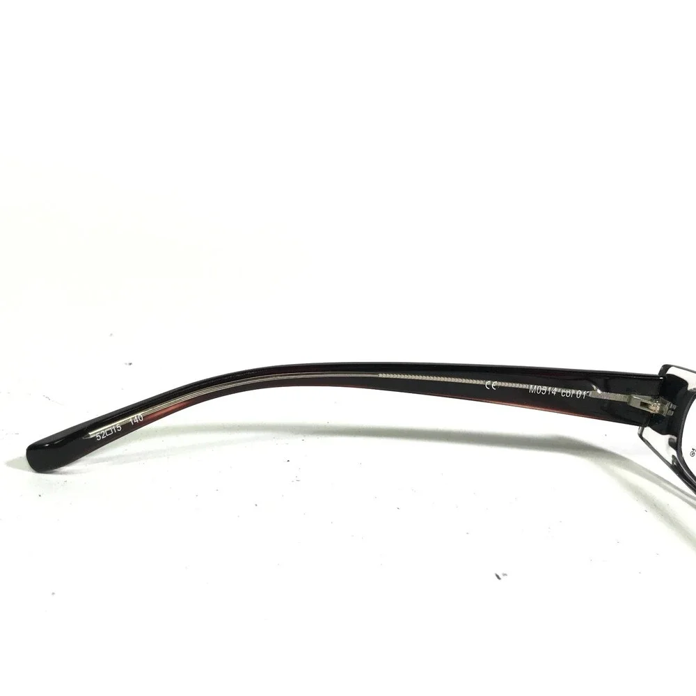 Mikli M0514 col 01 Eyeglasses Frames Brown Purple Clear Rectangular 52-15-140